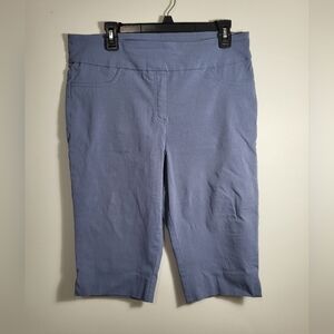 Ruby Rd light blue stretch pull on Bermuda shorts   women's 16P  #1982